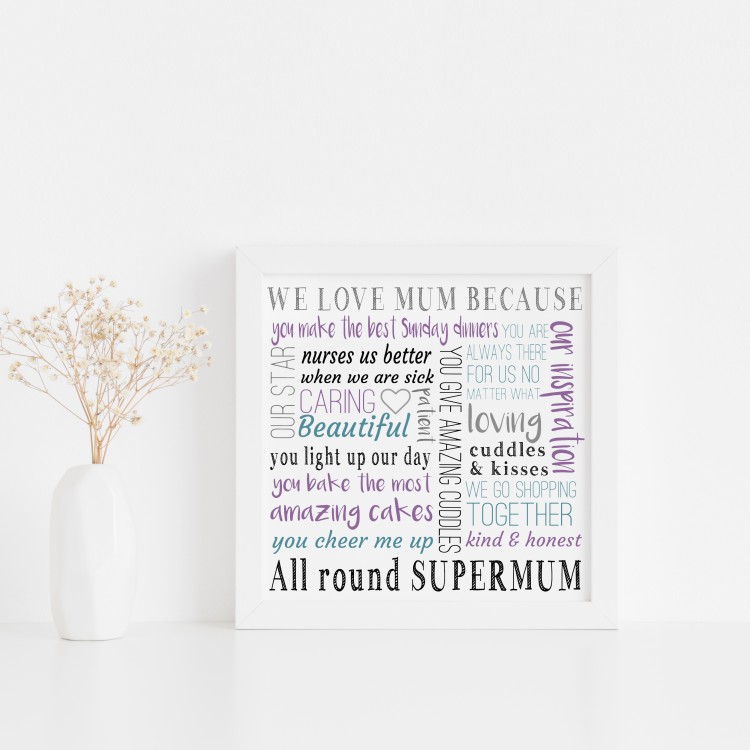 Mum Typography Poster