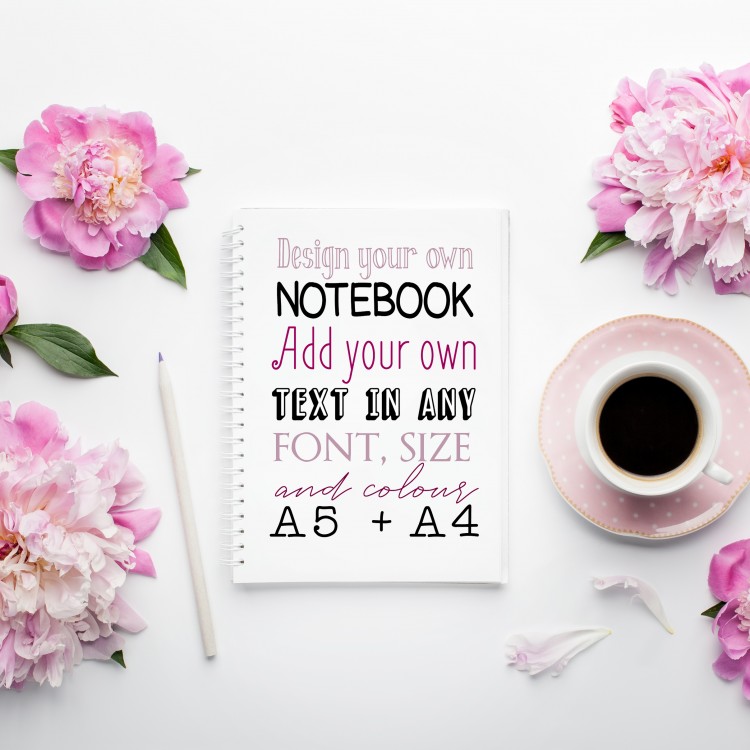 Personalised Notebook - Design Your Own A5