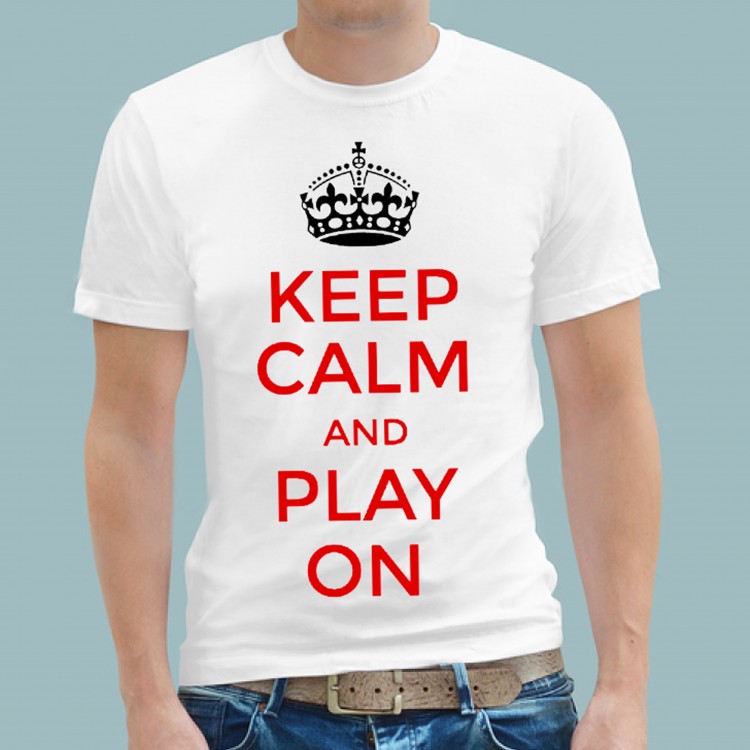 T Shirt - Football Keep Calm