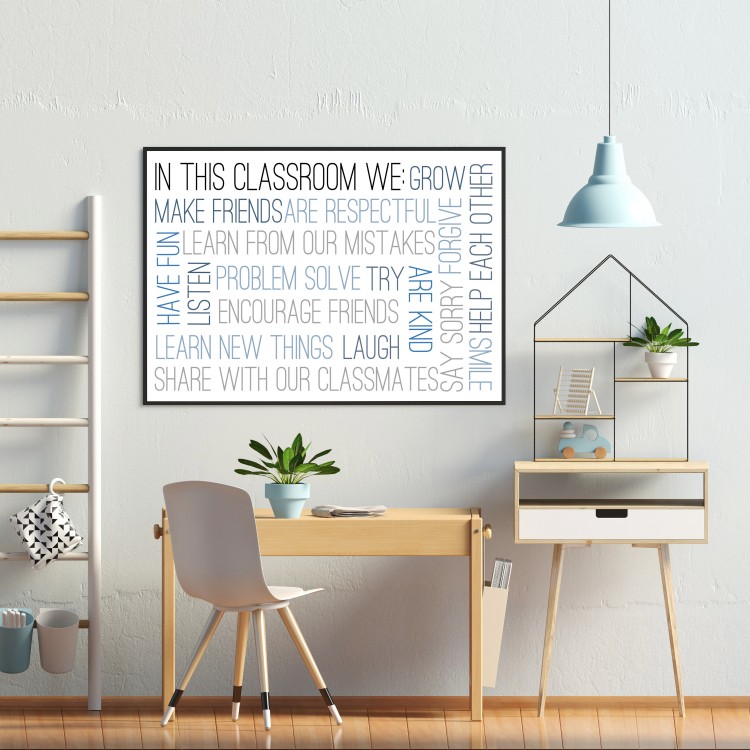 In This Classroom Typography Poster - from £1.95