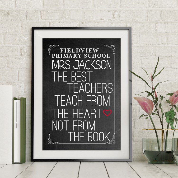 Chalkboard Typography Poster  - from £1.95