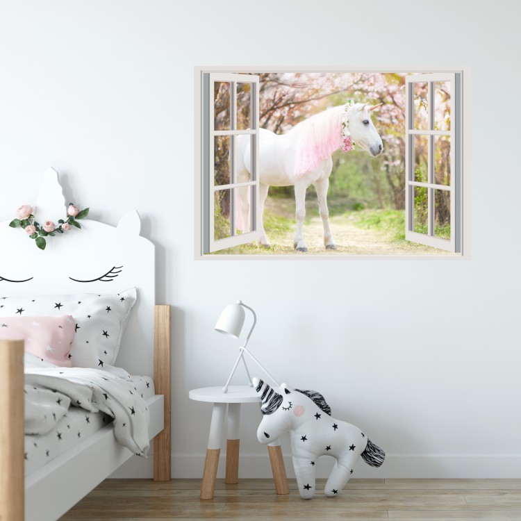 Vinyl Wall Art - Add Your Photo - Window Scene